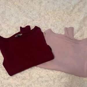 Red and Pink Longsleeve Set